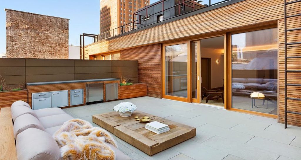 نورپردازی تراس - معماری کلاب